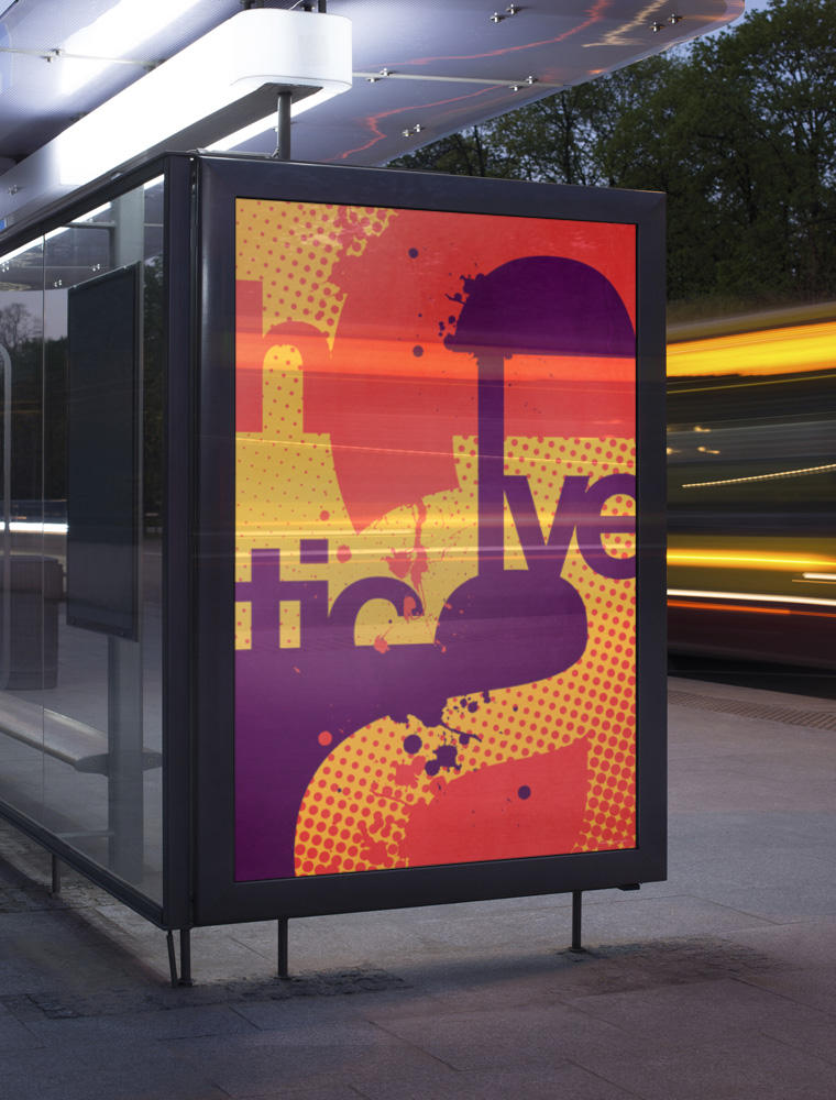 Helvetica Grunge